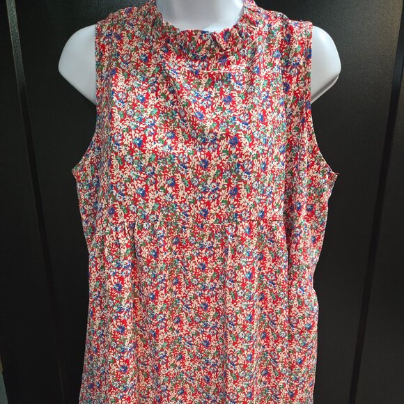Betsey's Boutique Floral Tank Sz L - Picture 1 of 5
